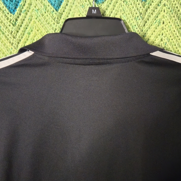 L Adidas 2014 College Rugby Championship NBC Climalite Polo Black CRC - Picture 4 of 11